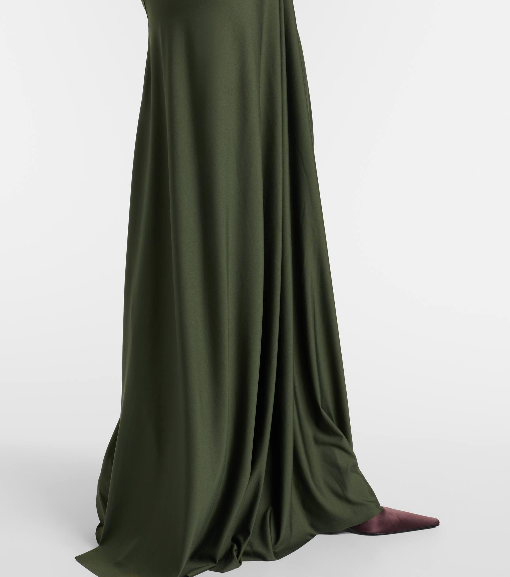 Gathered jersey gown - 6