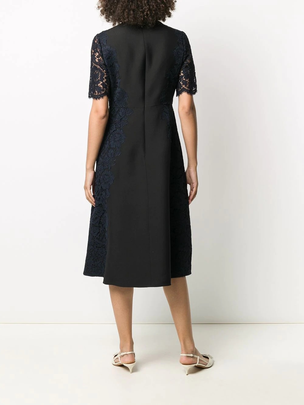 lace sleeve dress - 4