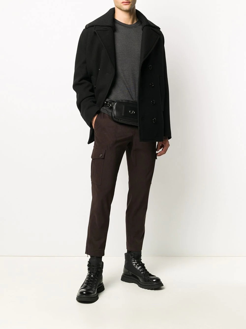 pocket-detailed trousers - 2