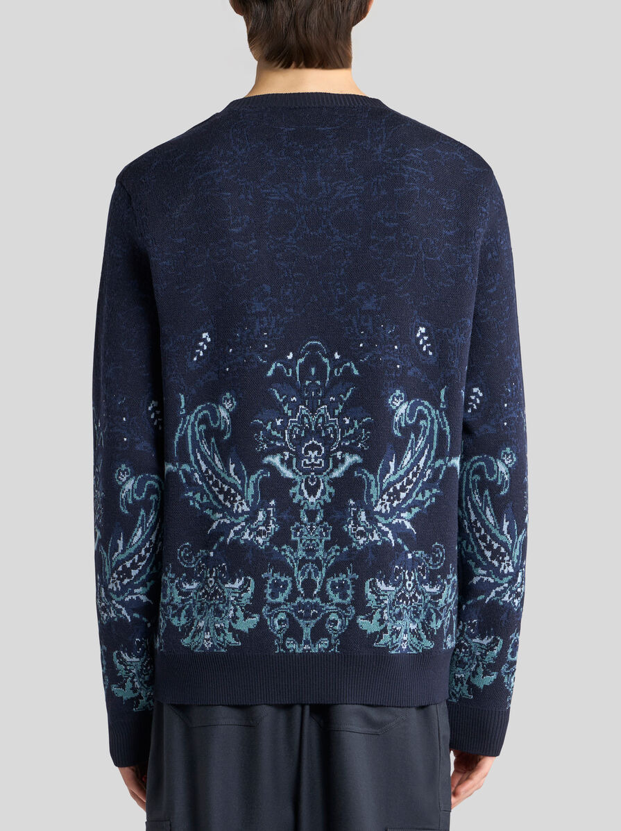 WOOL JACQUARD SWEATER - 5