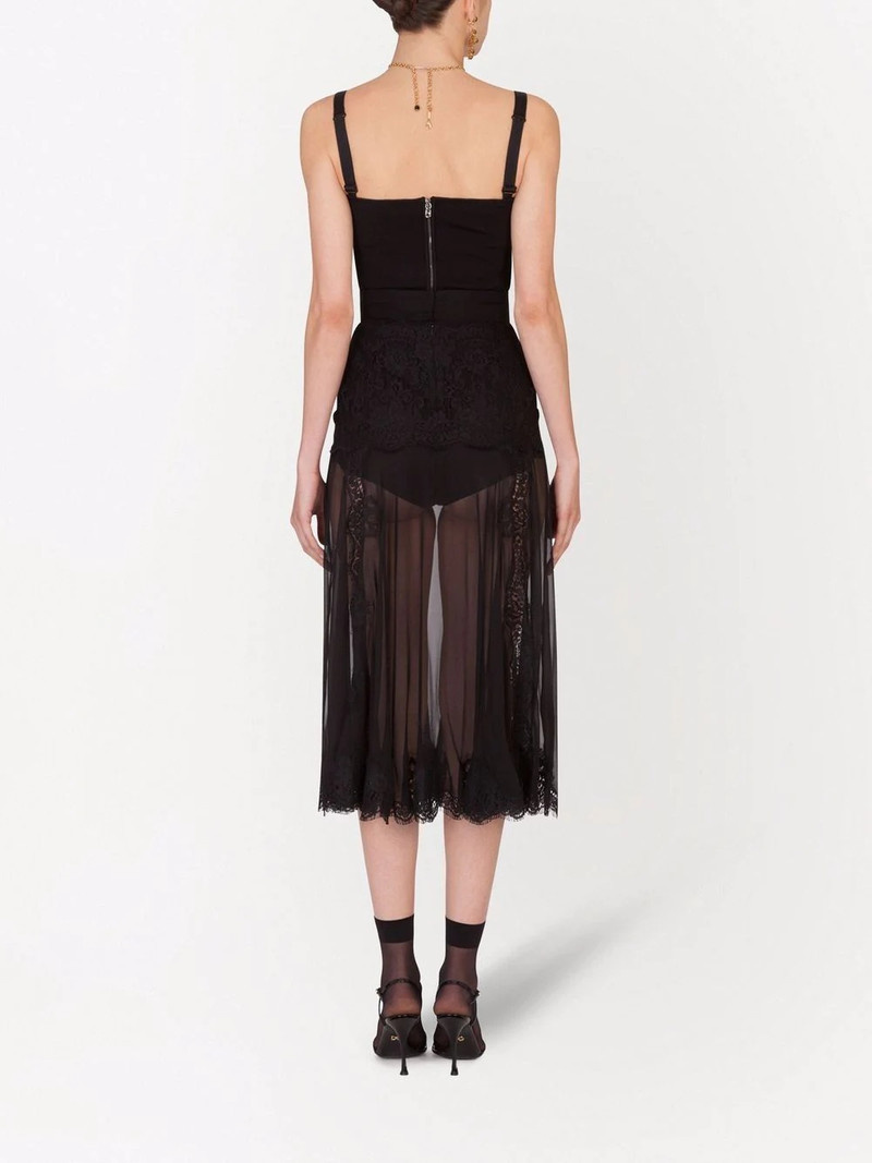 lace-detail midi skirt 4