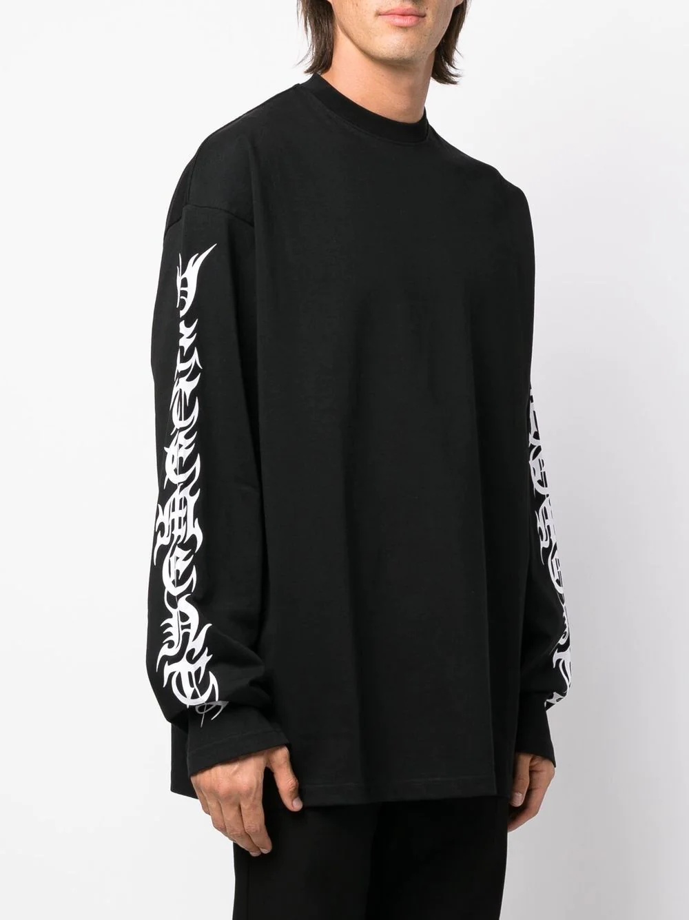 logo-print long-sleeve T-Shirt - 3