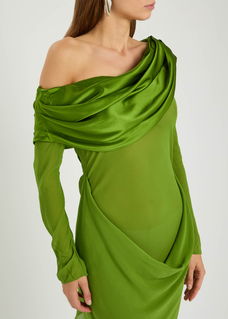Christopher Esber Draped Silk-chiffon Gown - 5