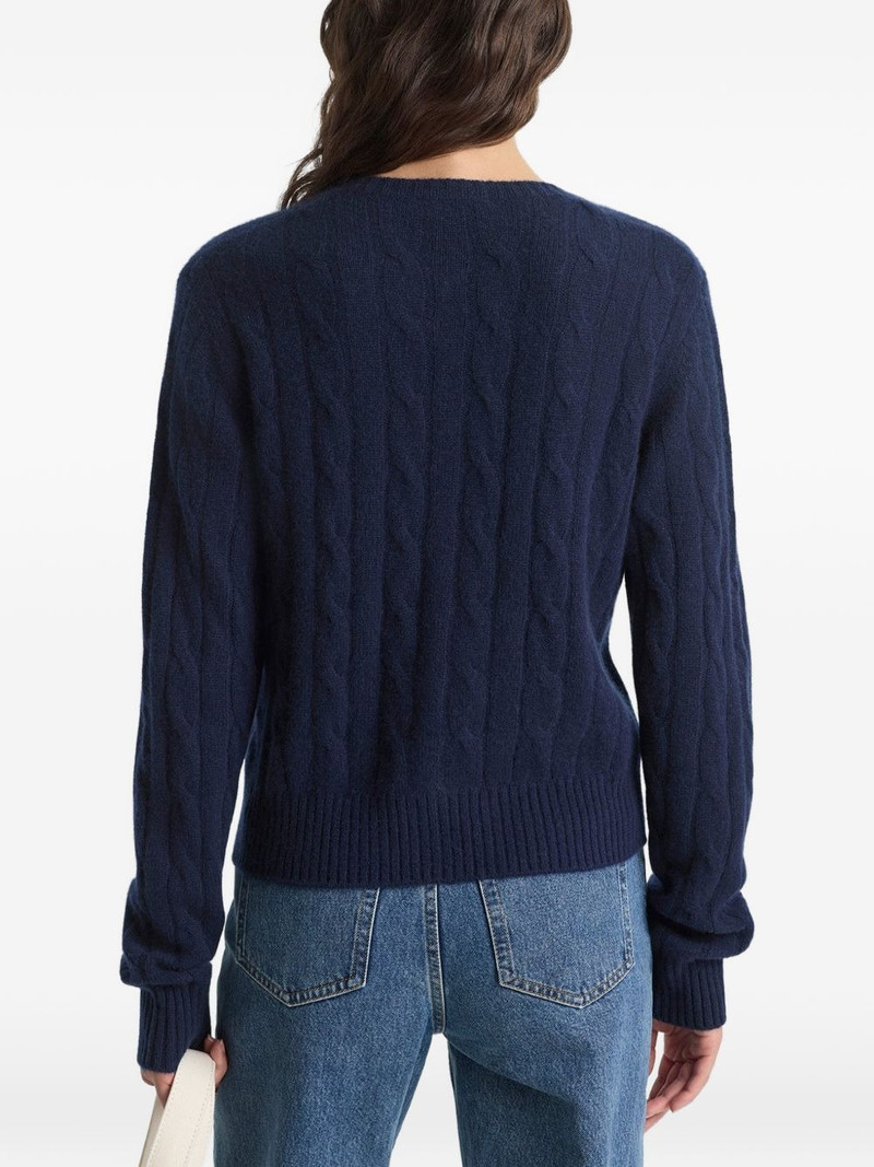 SRC cable-knit button cardigan 3