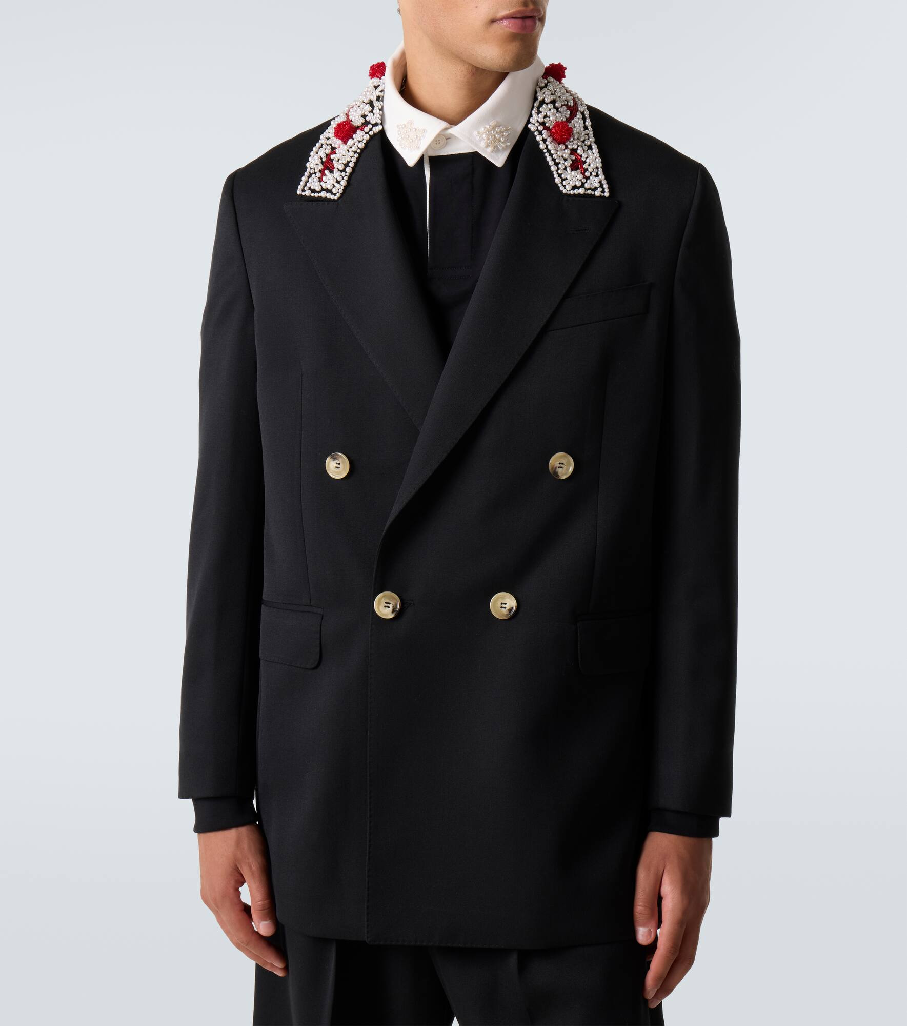 Embellished blazer - 3