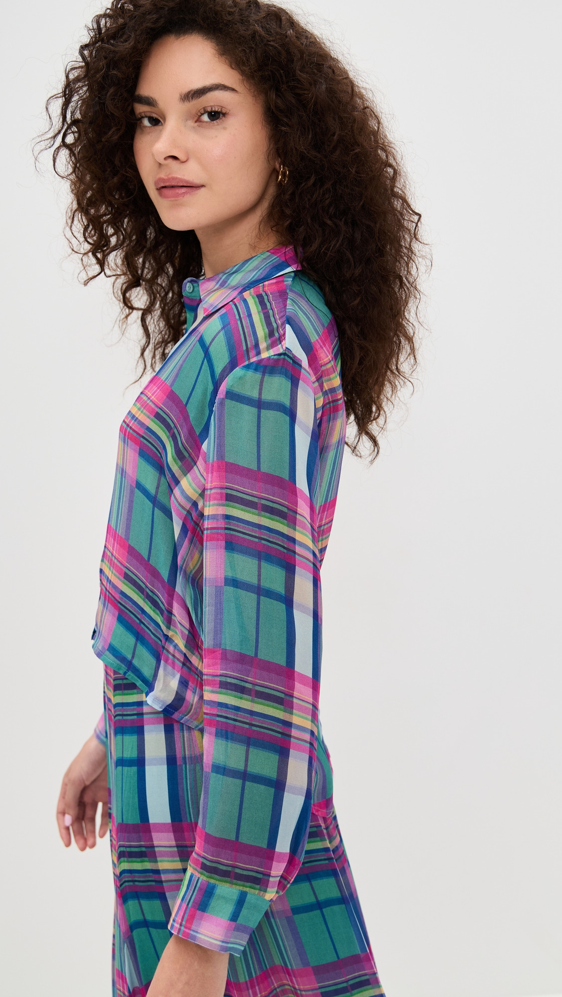 Cosette Crop High Low Shirt - 4