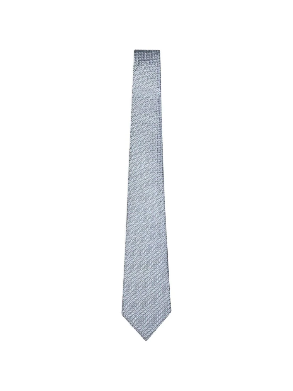jacquard-pattern tie - 1