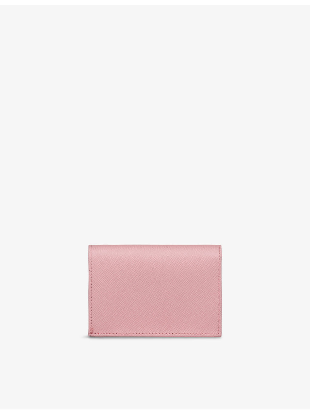 Logo-plaque small leather wallet - 3