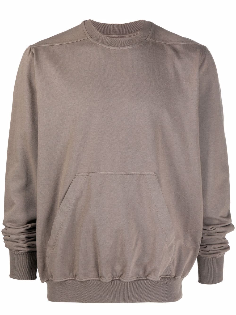 pouch-pocket crewneck sweatshirt - 1