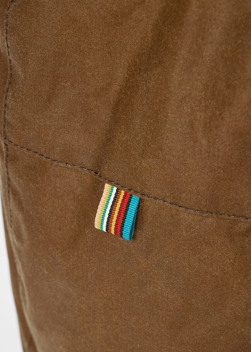 Paul Smith loves Barbour - Tan Waxed Hood 3