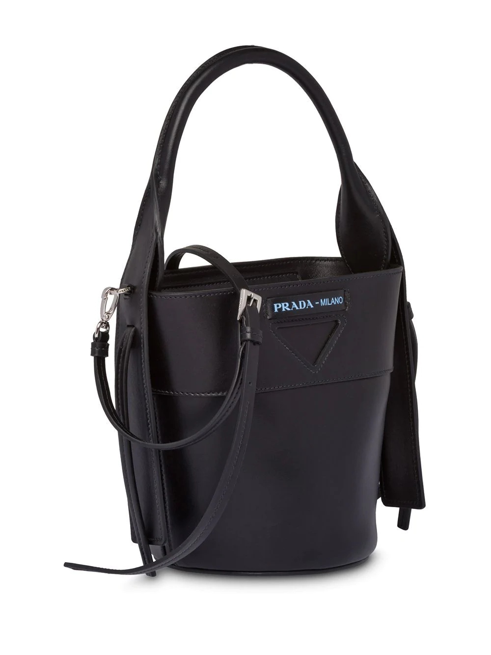 Ouverture leather bucket bag - 6