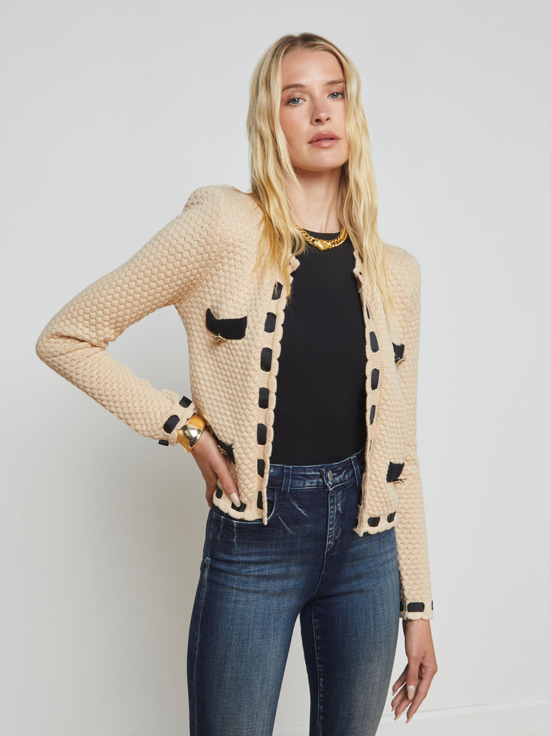 L'AGENCE Astor Cardigan outlook