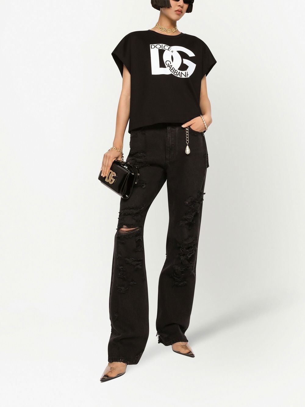 logo-print short-sleeve T-shirt - 2