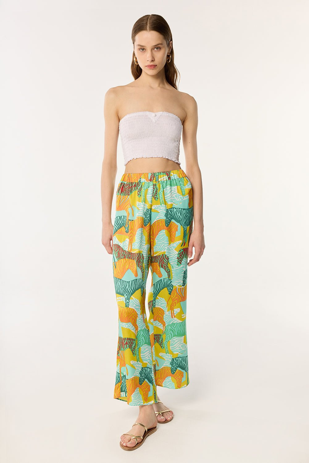 Pant Cecile - Mint Ashanti - 1