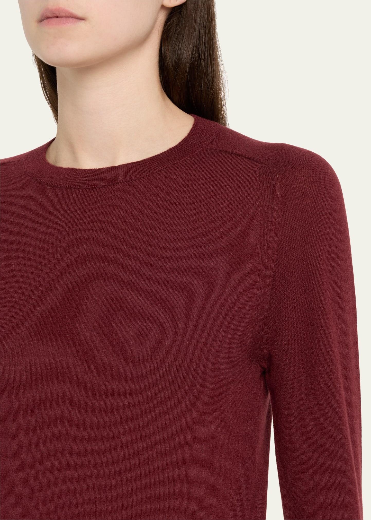 Girocollo Manica Neo Piuma Cashmere Sweater - 5