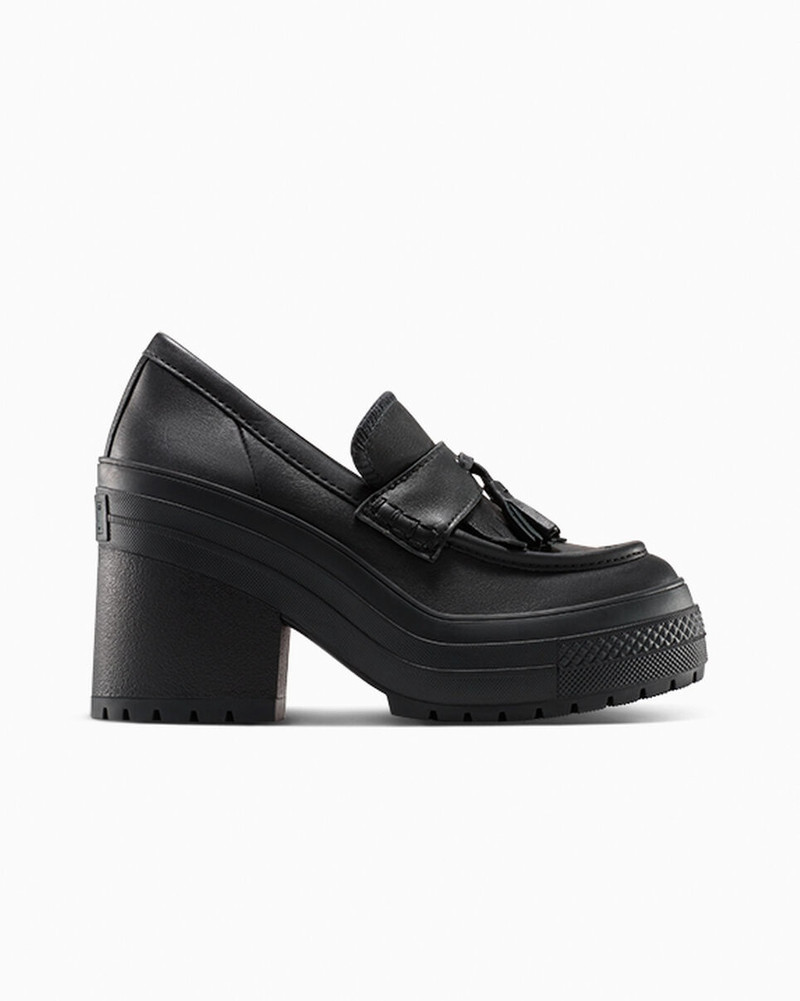 Chuck 70 De Luxe Heel Loafer Platform Leather 1