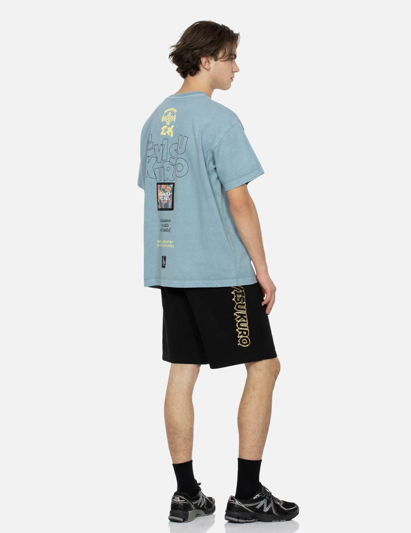 Seagull and Rainbow Gradient Pattern Print Relax Fit T-Shirt 3