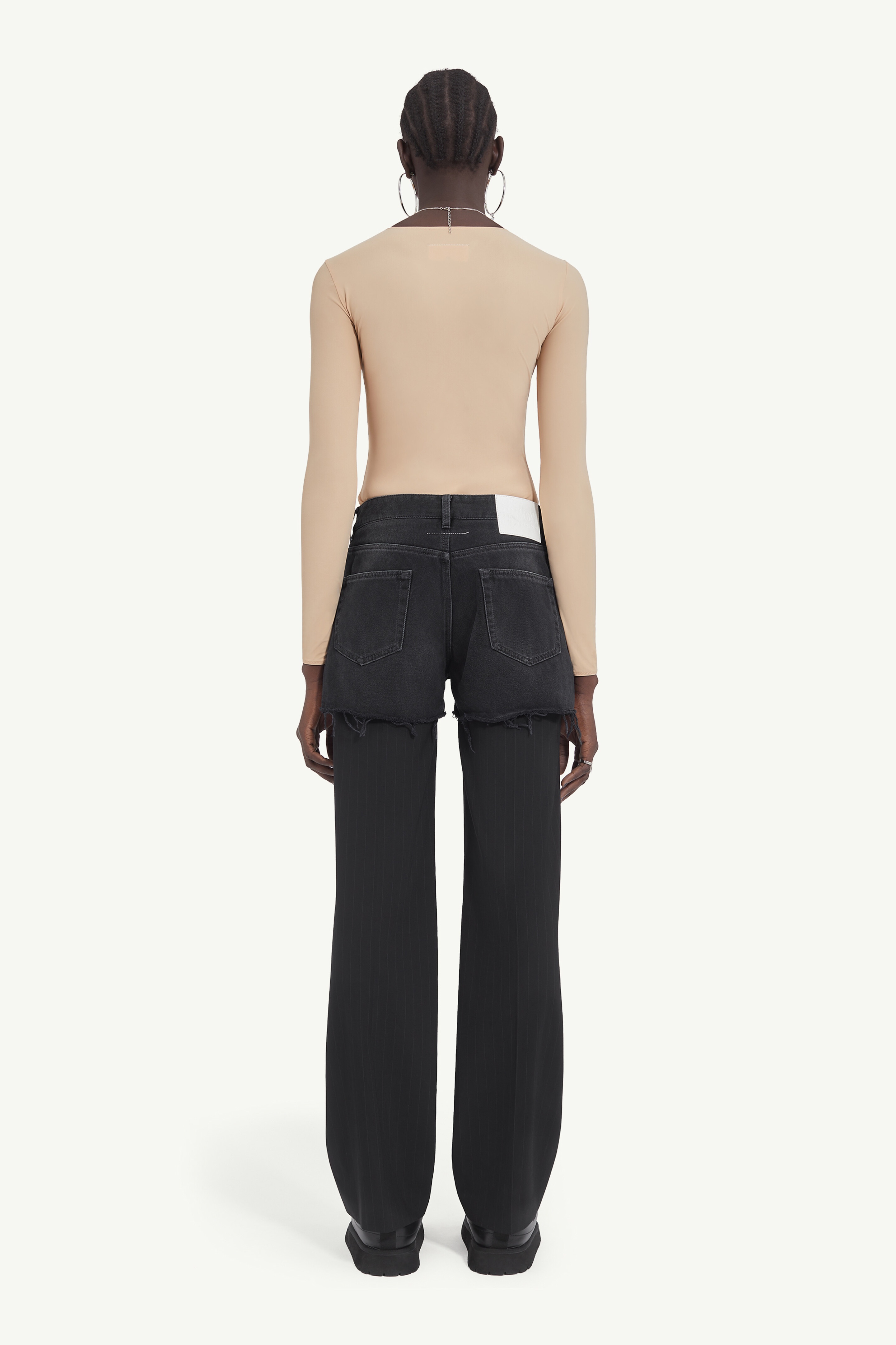 Spliced trousers - 4