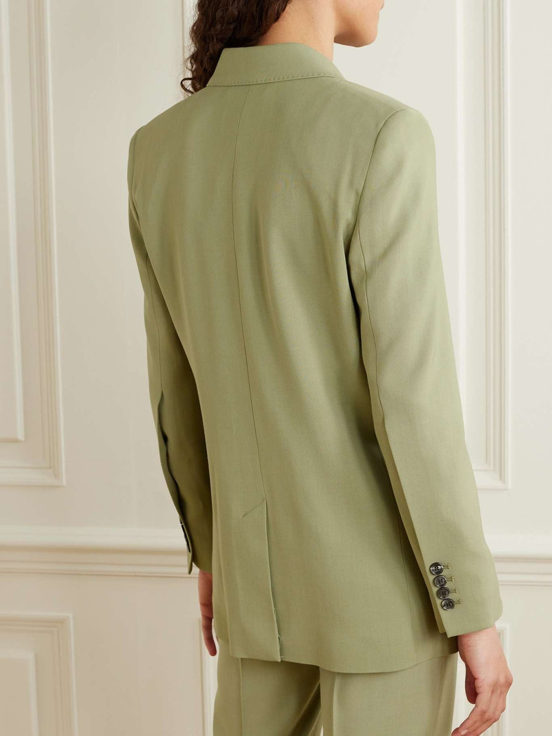 Double-breasted twill blazer 4