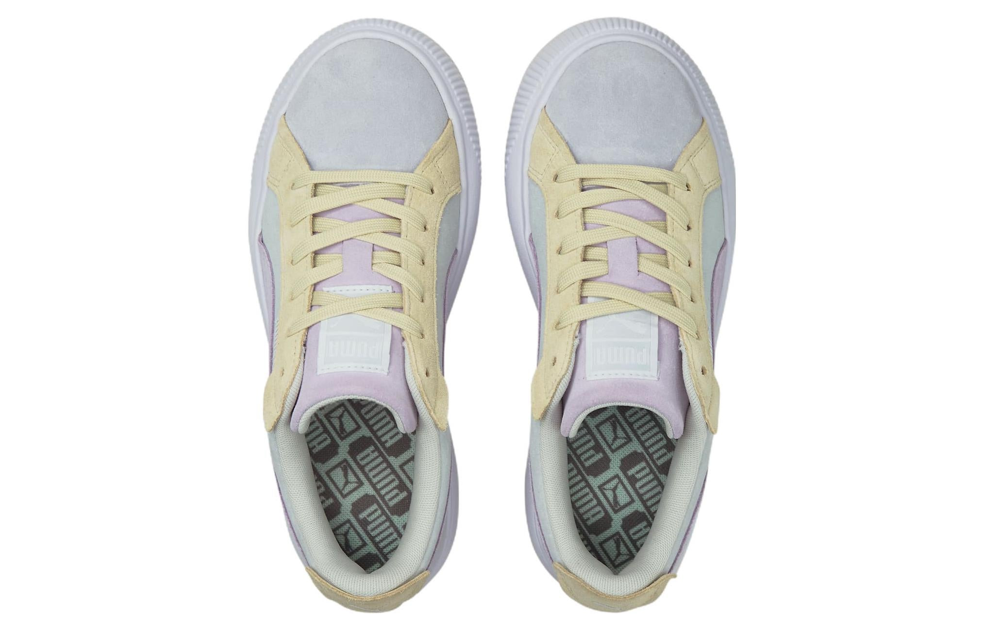(WMNS) PUMA Suede Mayu Raw 'Ice Flow White' 383114-01 - 3