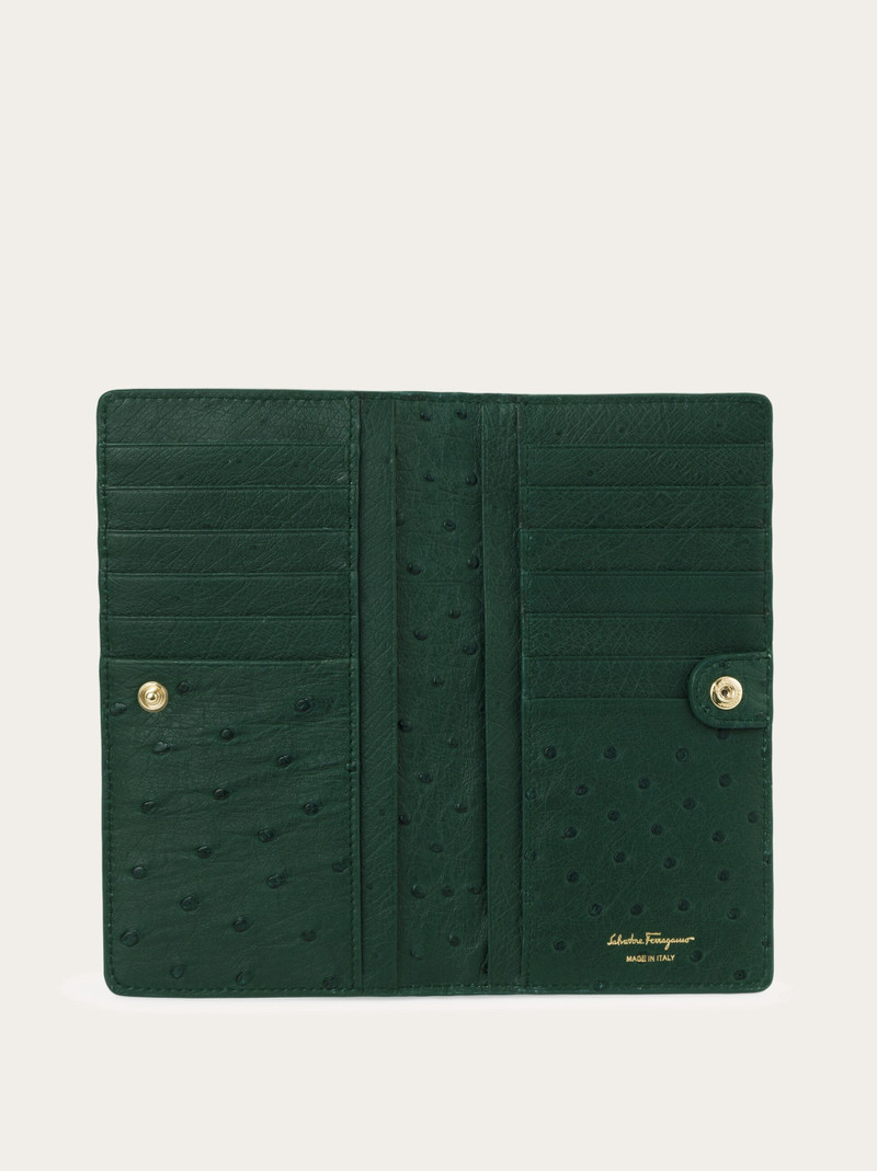 FERRAGAMO Gancini continental Wallet outlook