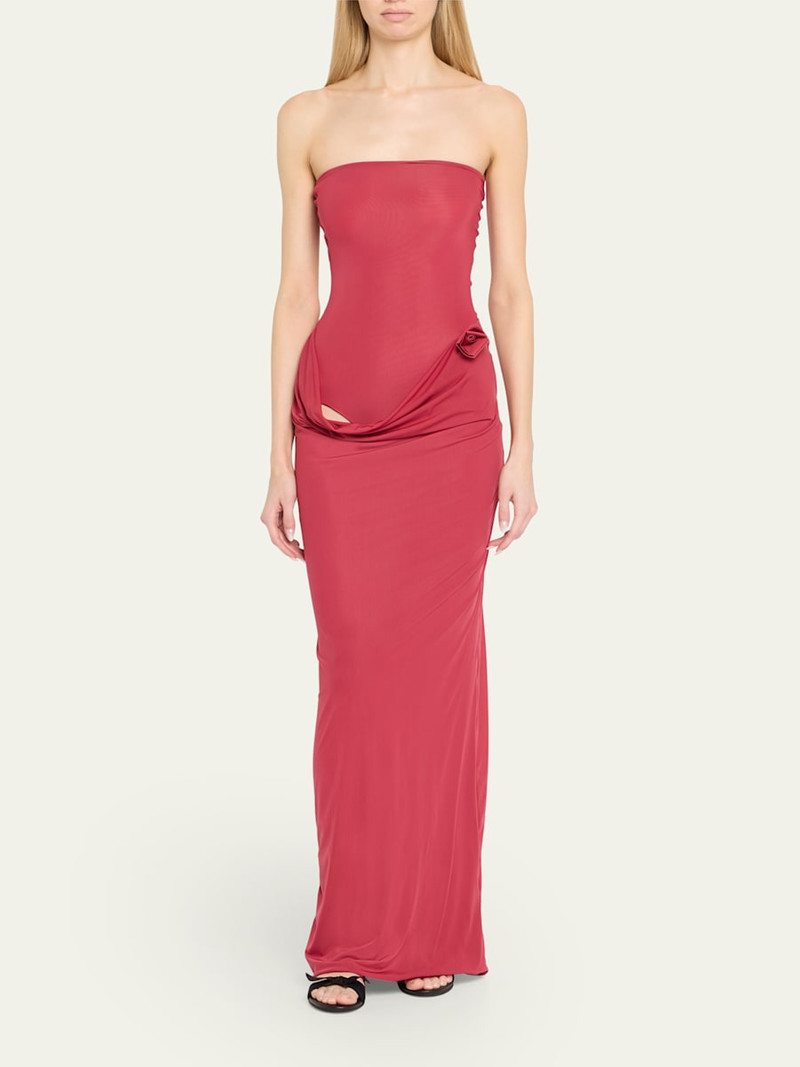 MAYGEL CORONEL Campano Strapless Maxi Dress outlook