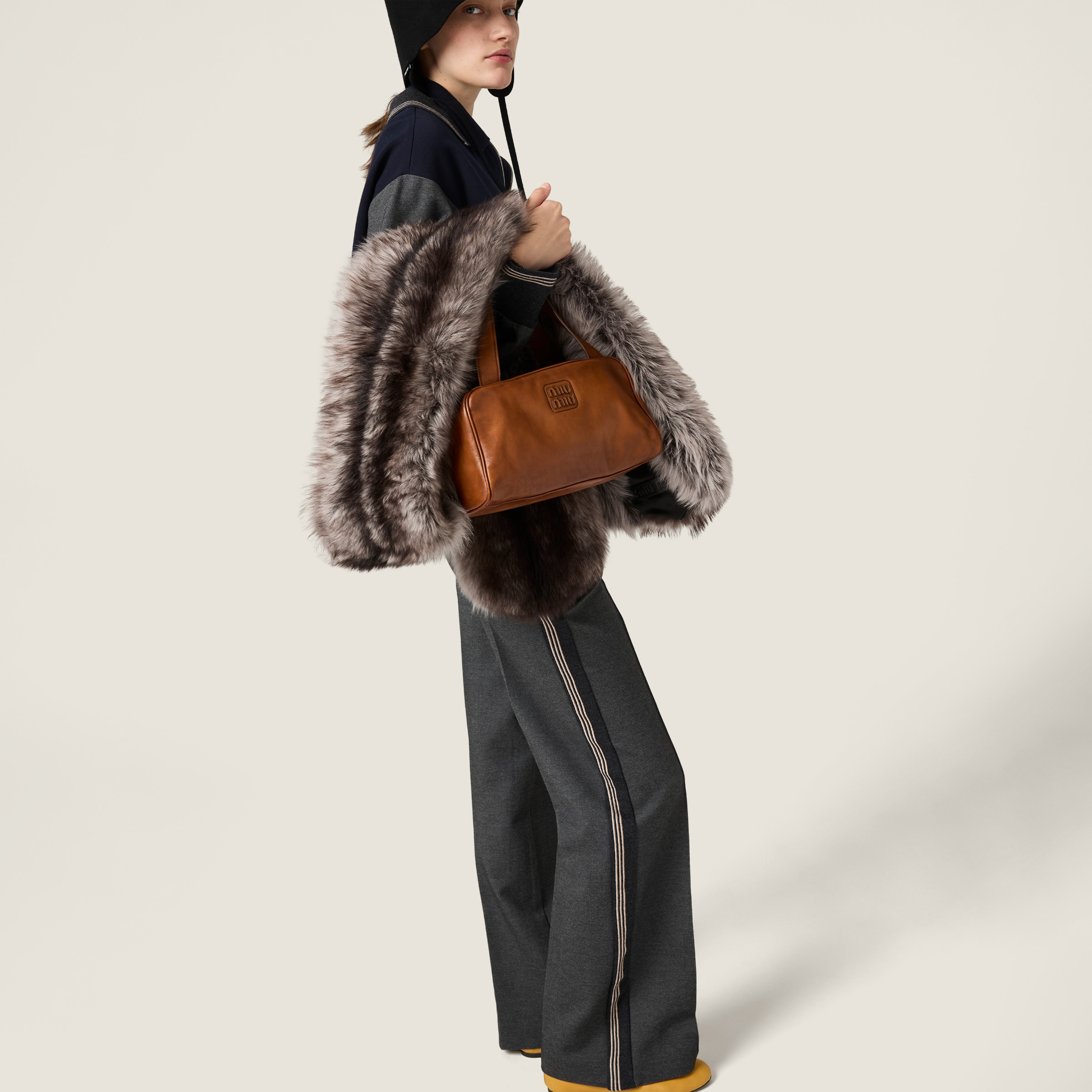 Fabric stitch knit pants - 6