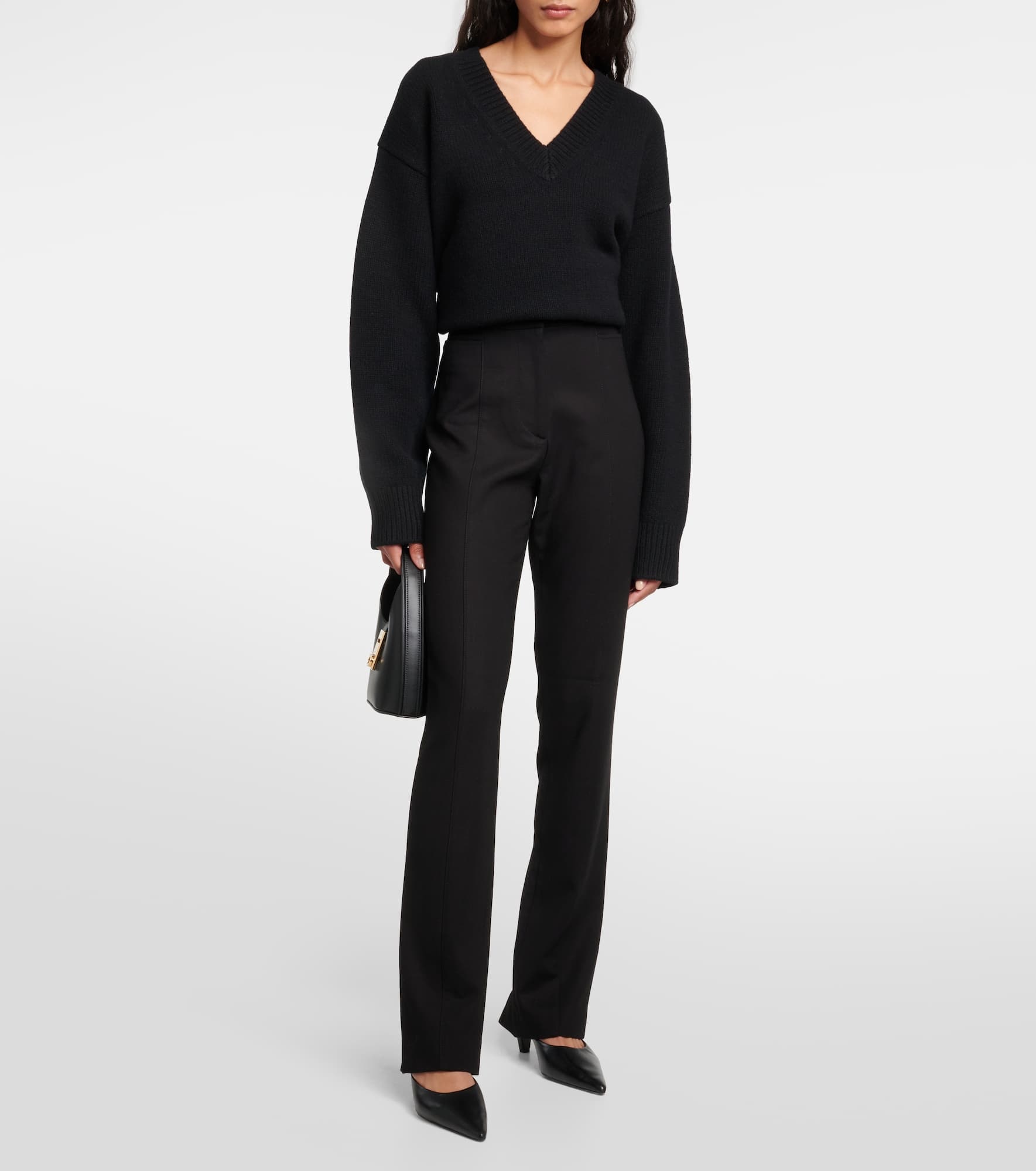 High-rise slim suit pants - 2