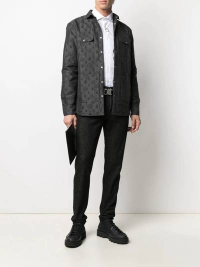 PHILIPP PLEIN diamond-cut Iconic shirt outlook