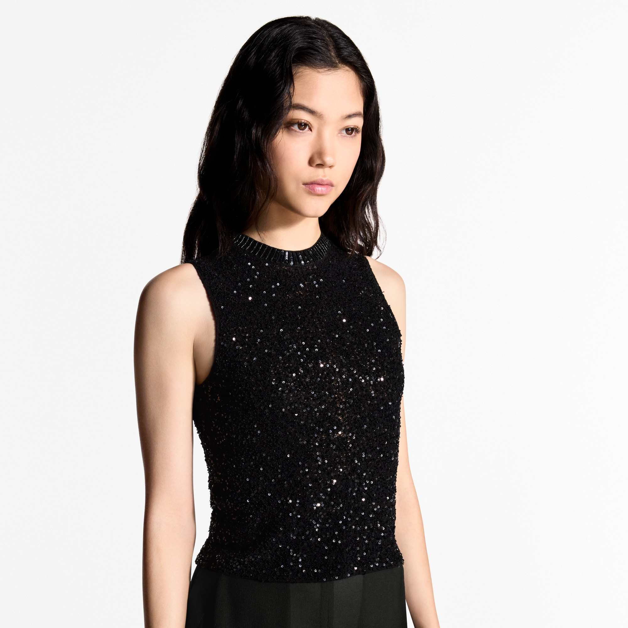 Sequin Knit Tank Top - 5