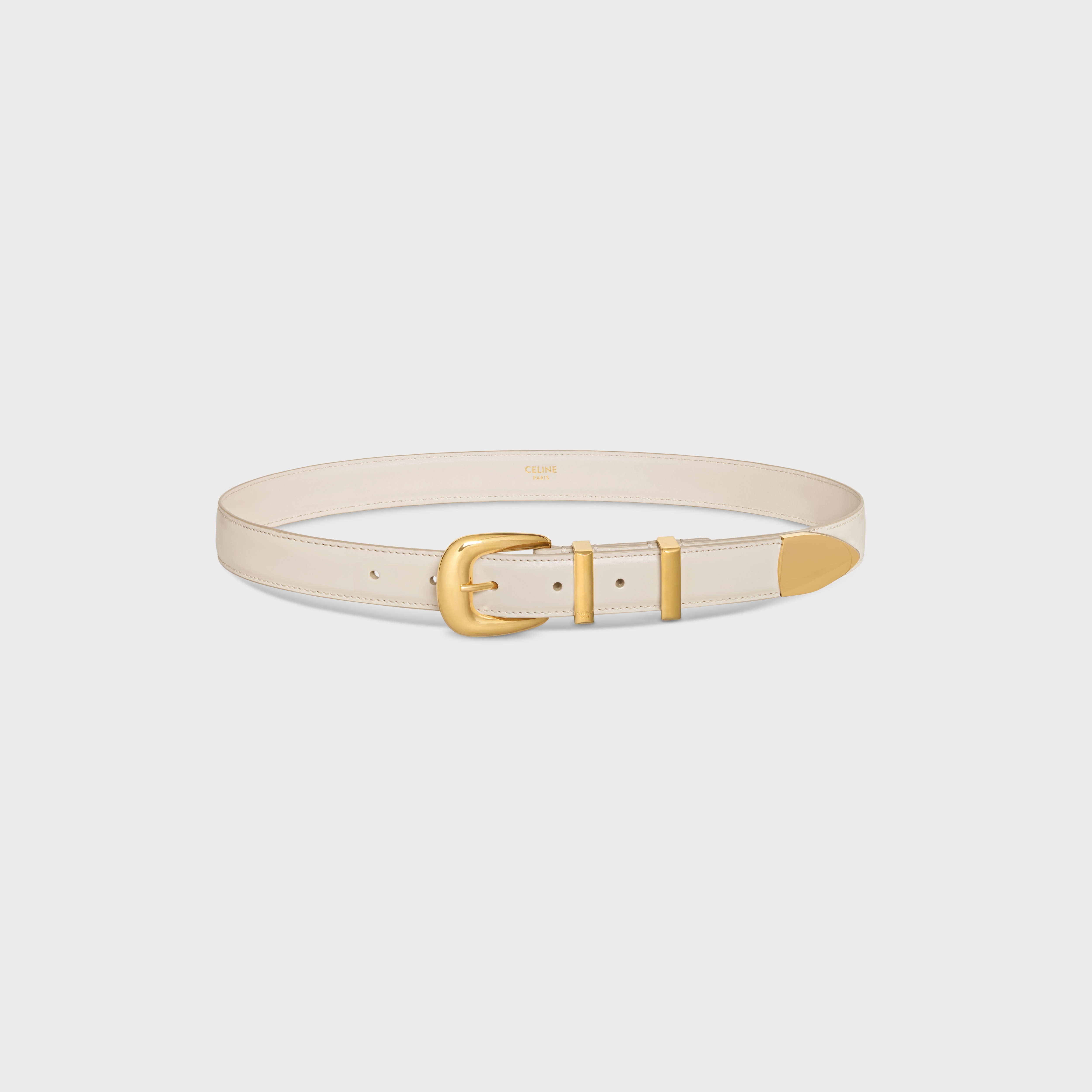MEDIUM WESTERN BELT in Taurillon Leather - 3