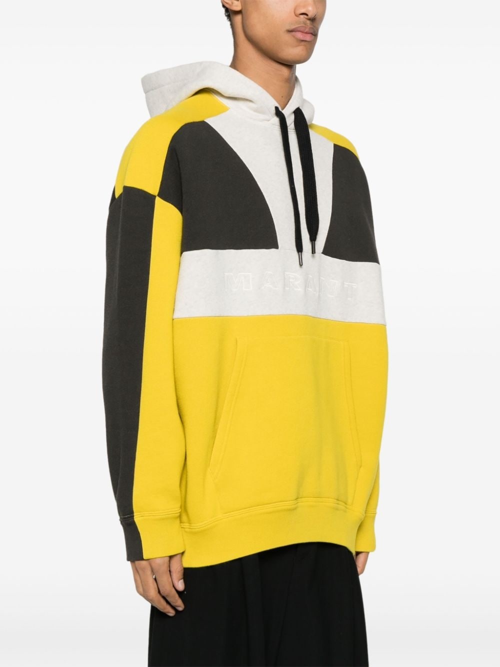 colour-block hoodie - 3
