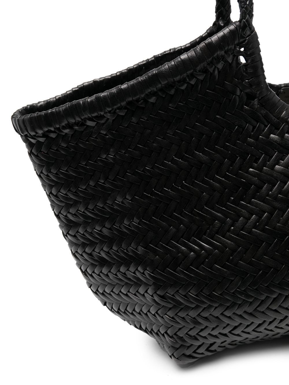 Nantucket interwoven leather tote bag - 4