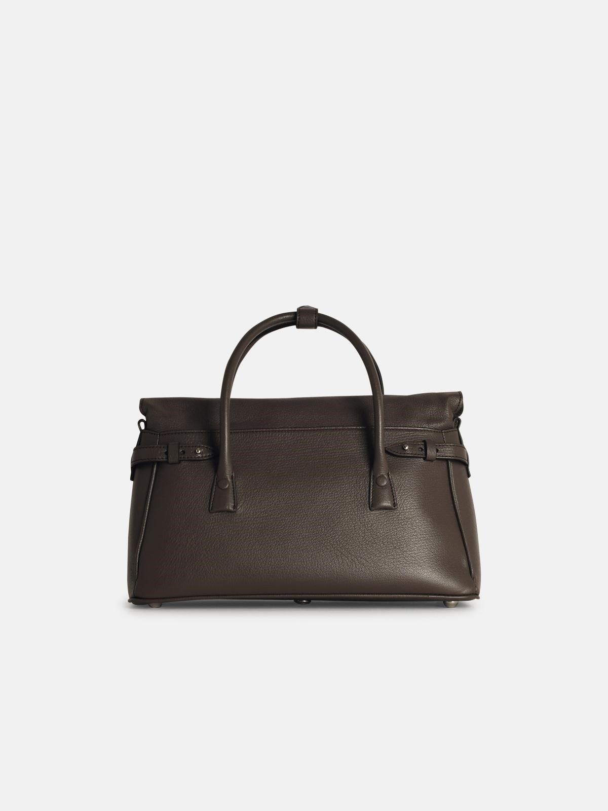 'SAC EST WEST' GREY LEATHER BAG - 3