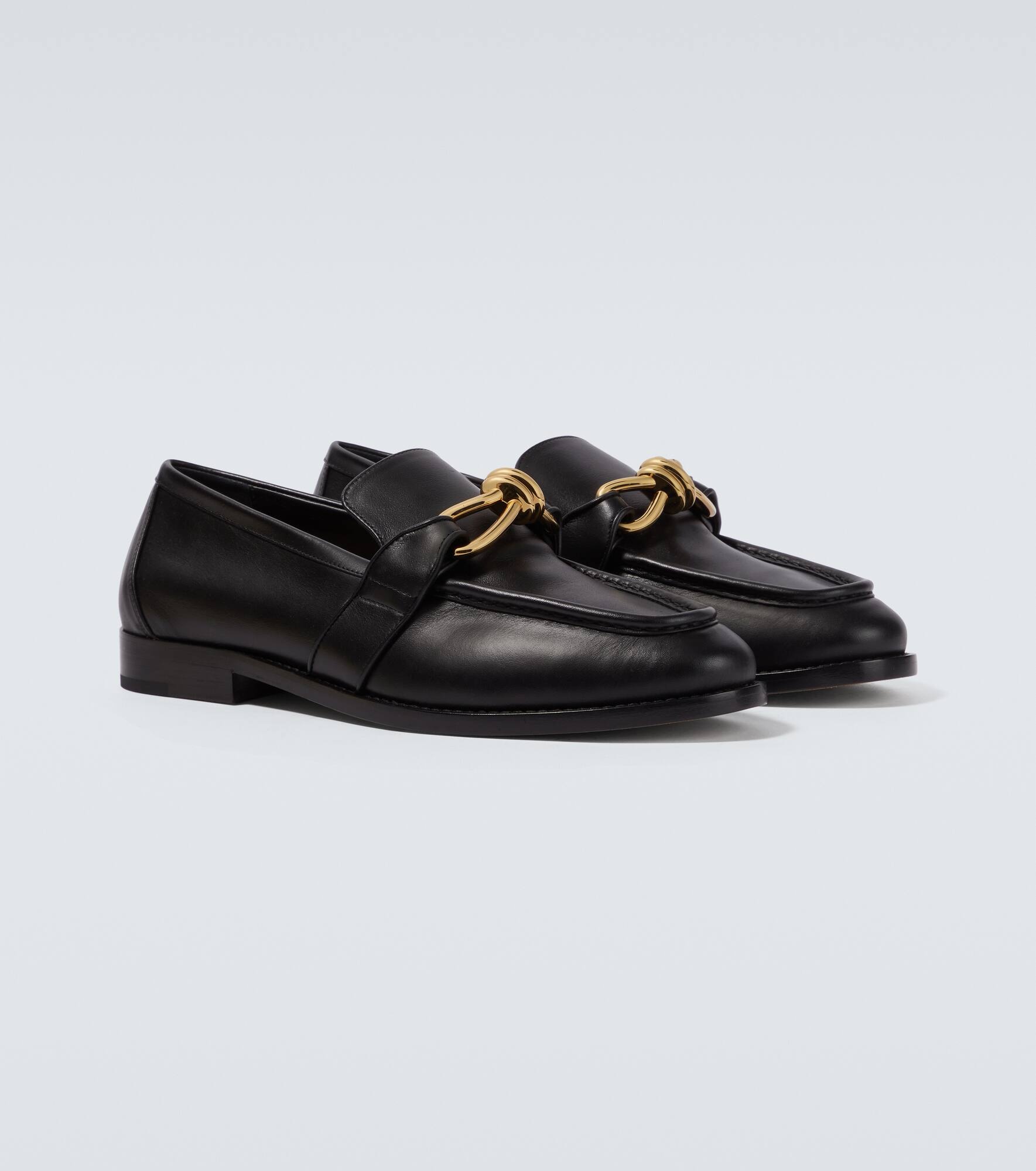 Astaire Knot leather loafers - 5
