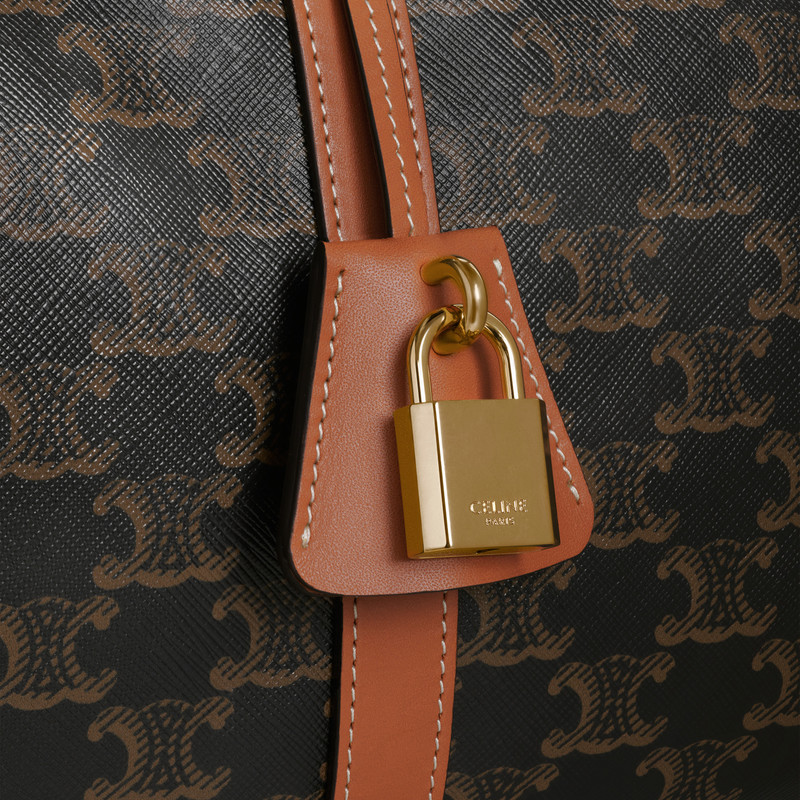 Boston bag in Triomphe Canvas and calfskin 4