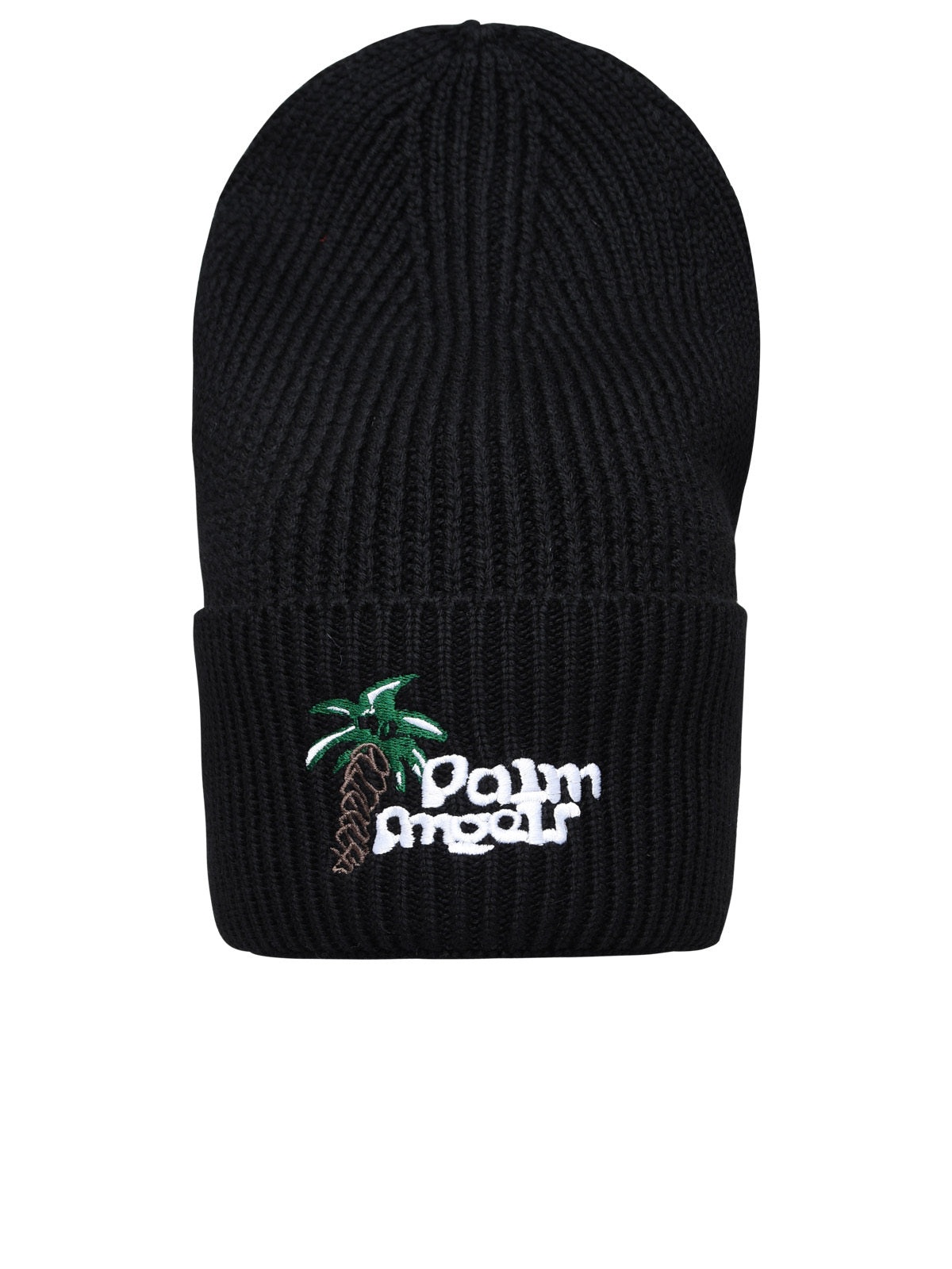 Palm Angels Man Black Polyester Beanie - 1