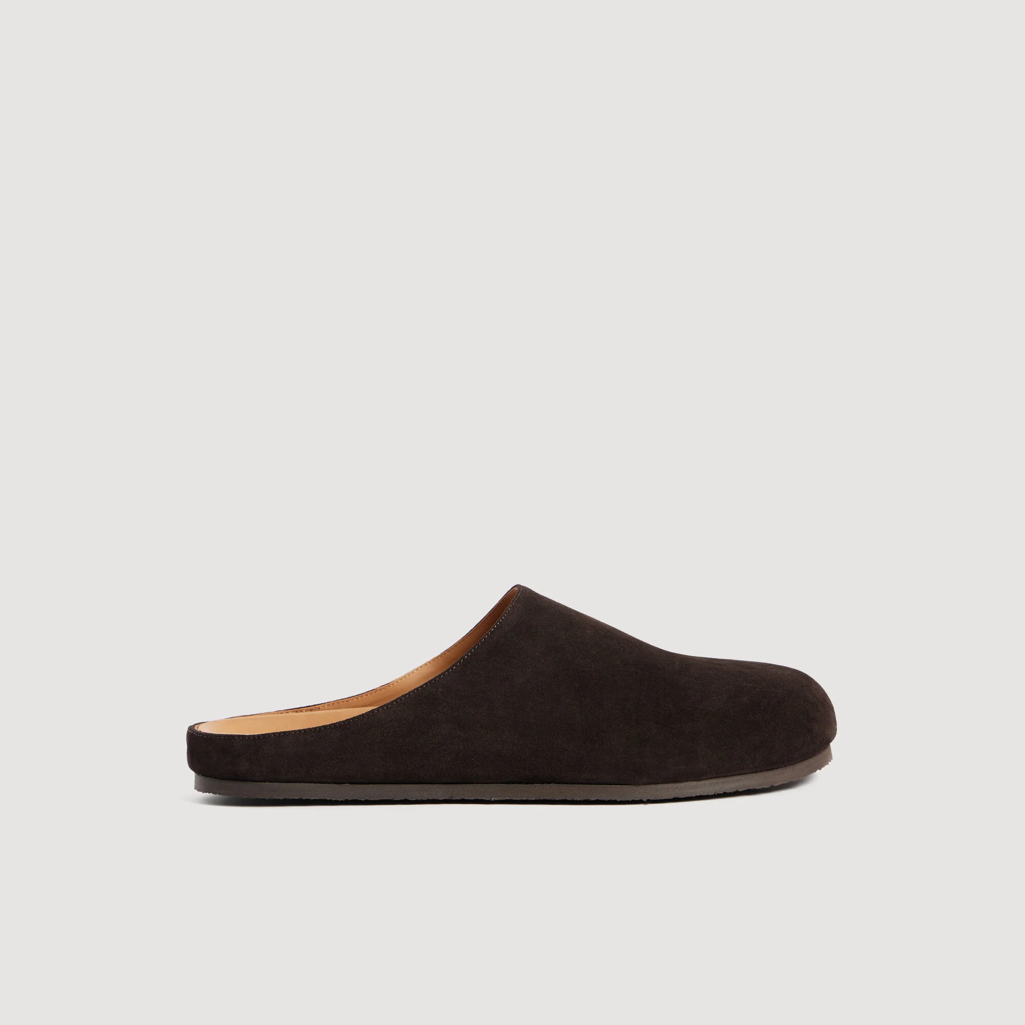 SPLIT SUEDE MULES - 1