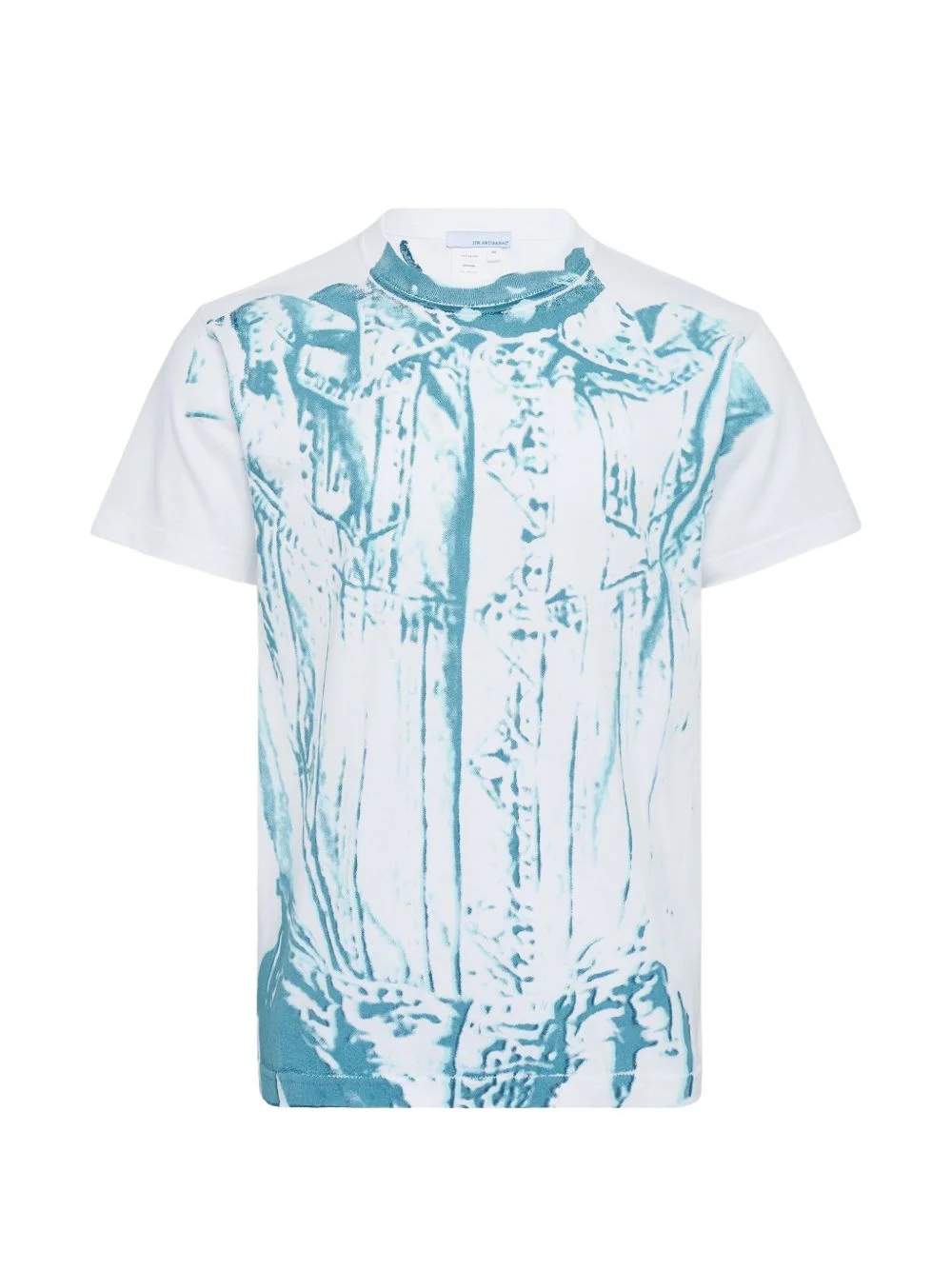 Artisanal Denim Corset Jacket cotton T-shirt - 1