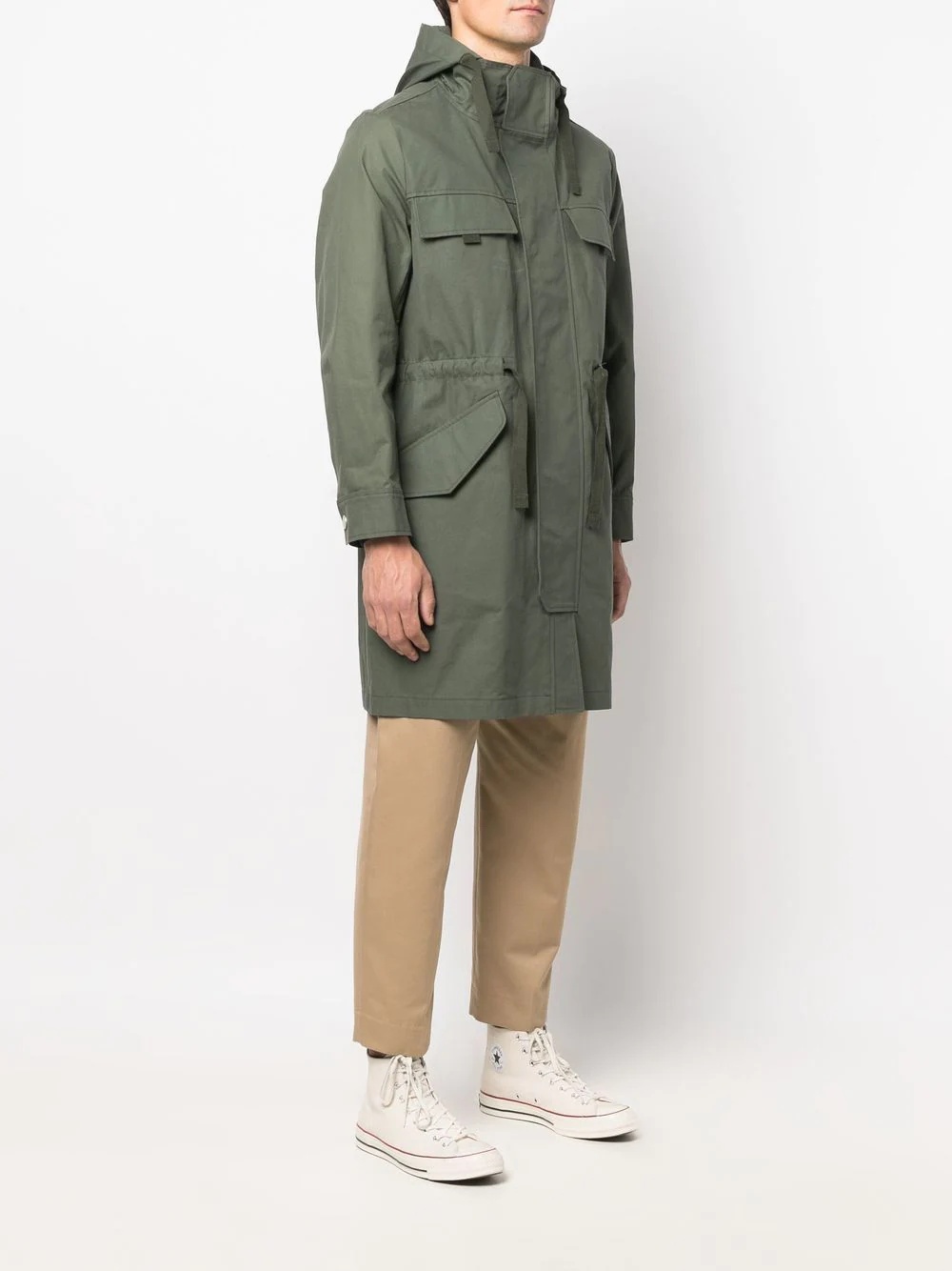 Yael hooded parka coat - 3