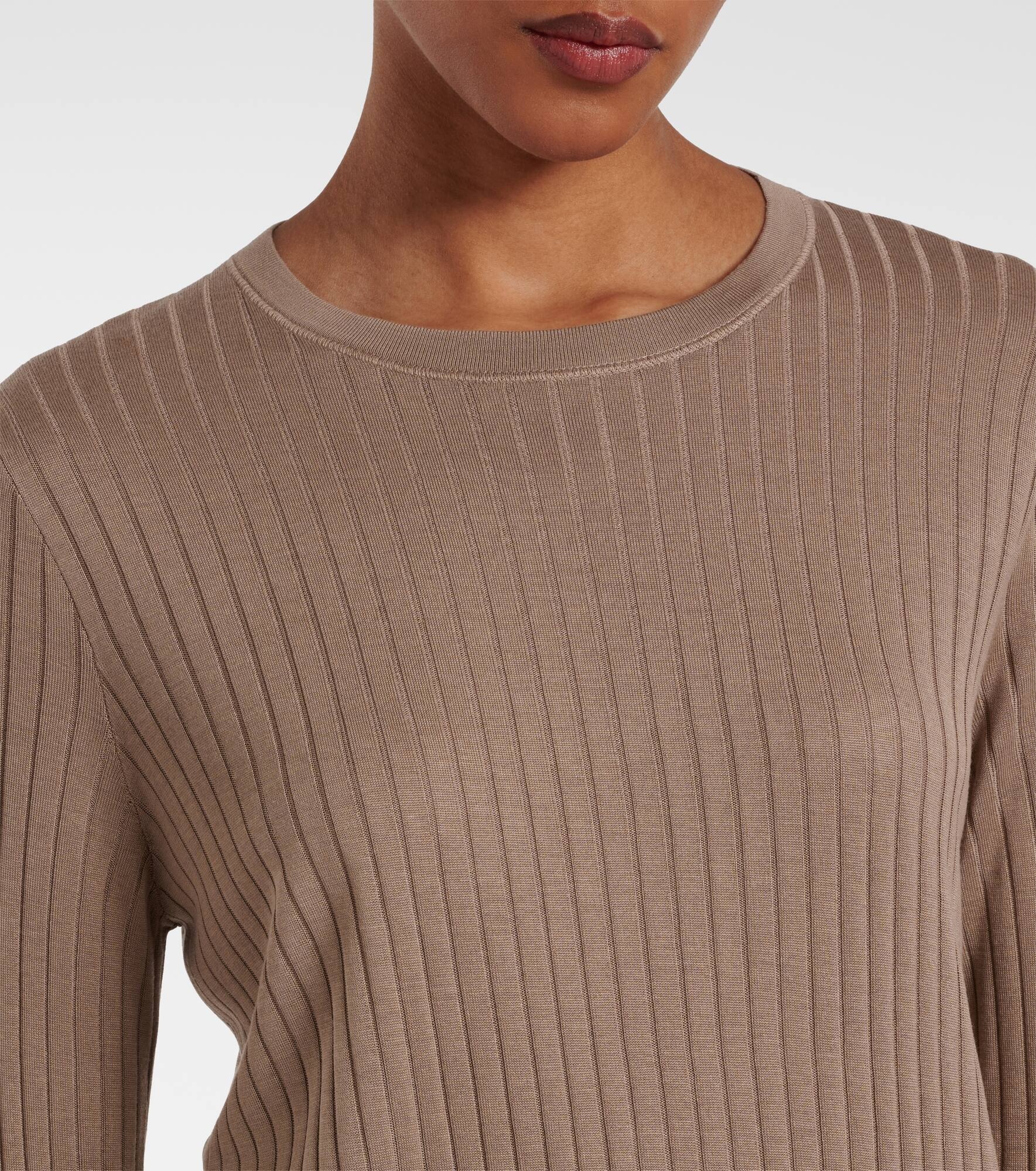Keya ribbed-knit top - 4