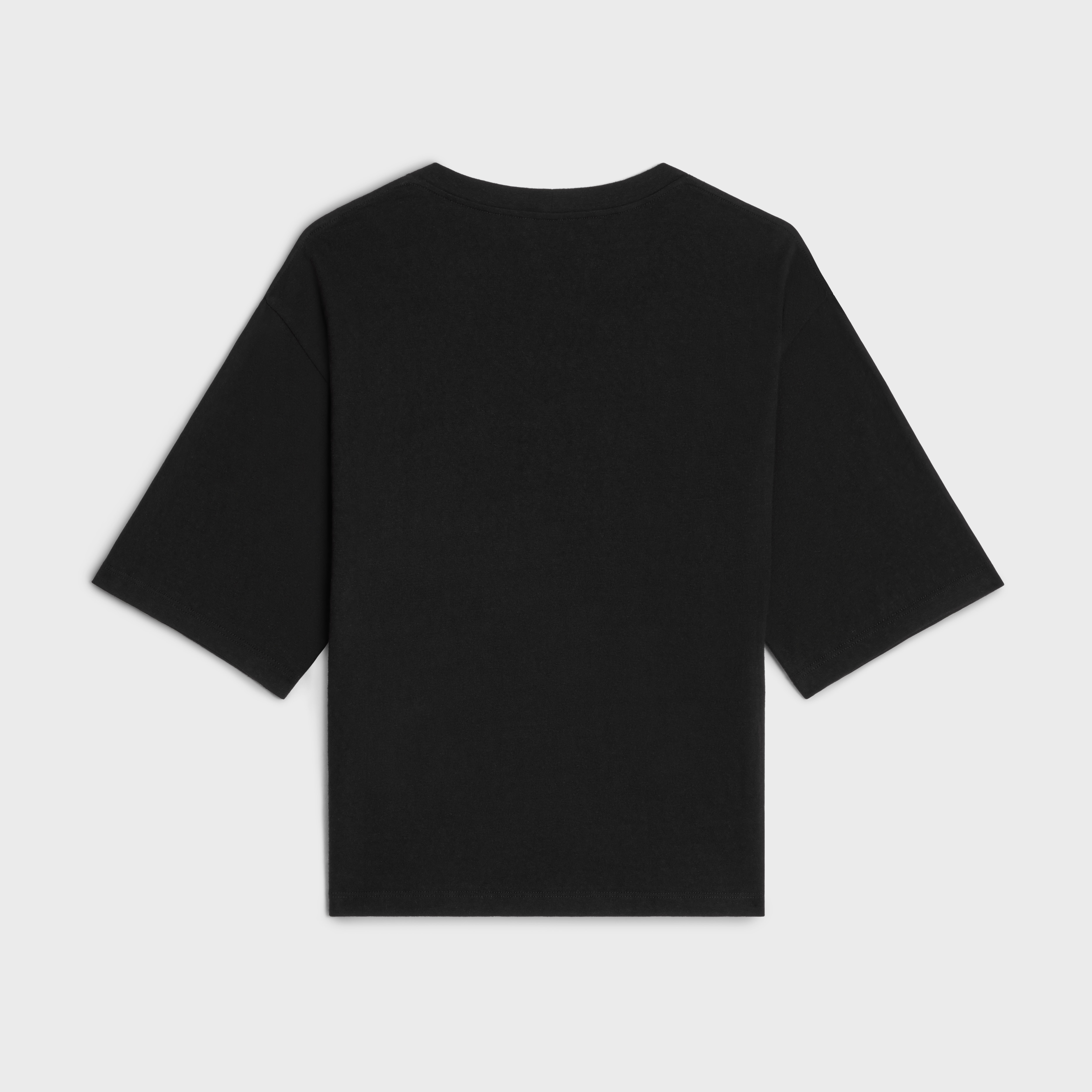 celine paris loose t-shirt in cotton jersey - 2