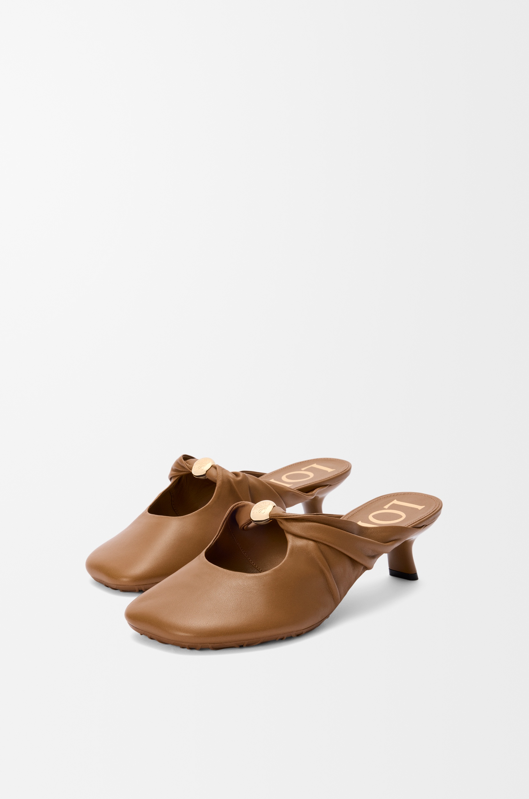 Pebble Soft mule in nappa lambskin - 3