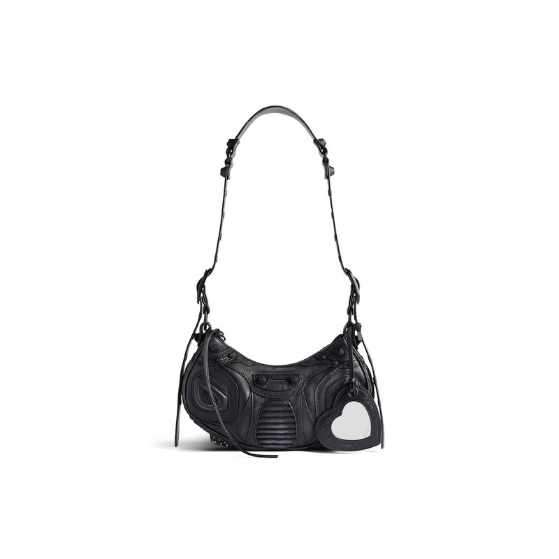 Women's Le Cagole Xs Shoulder Bag  in Black 1
