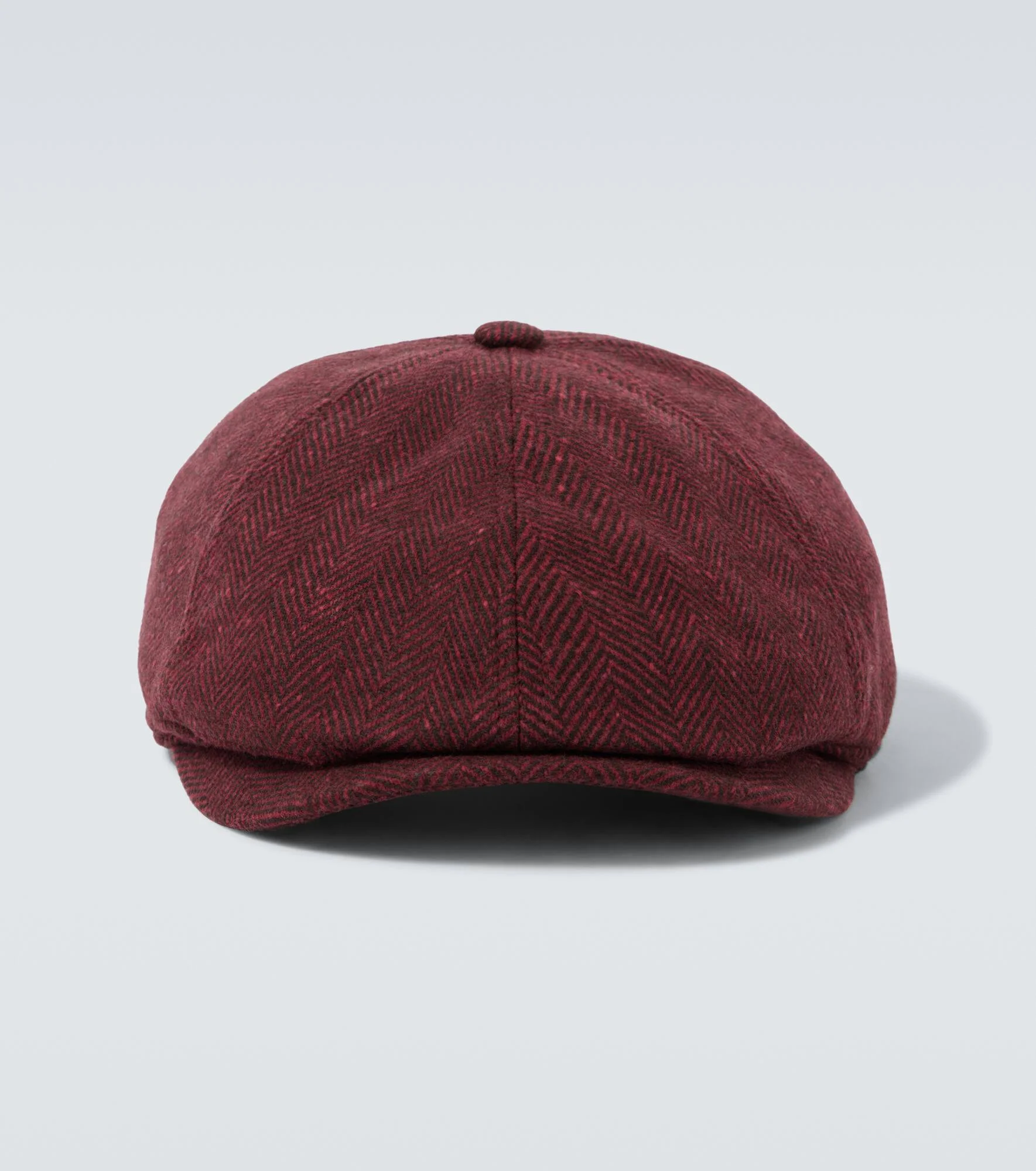 Wool and cashmere newsboy cap - 1
