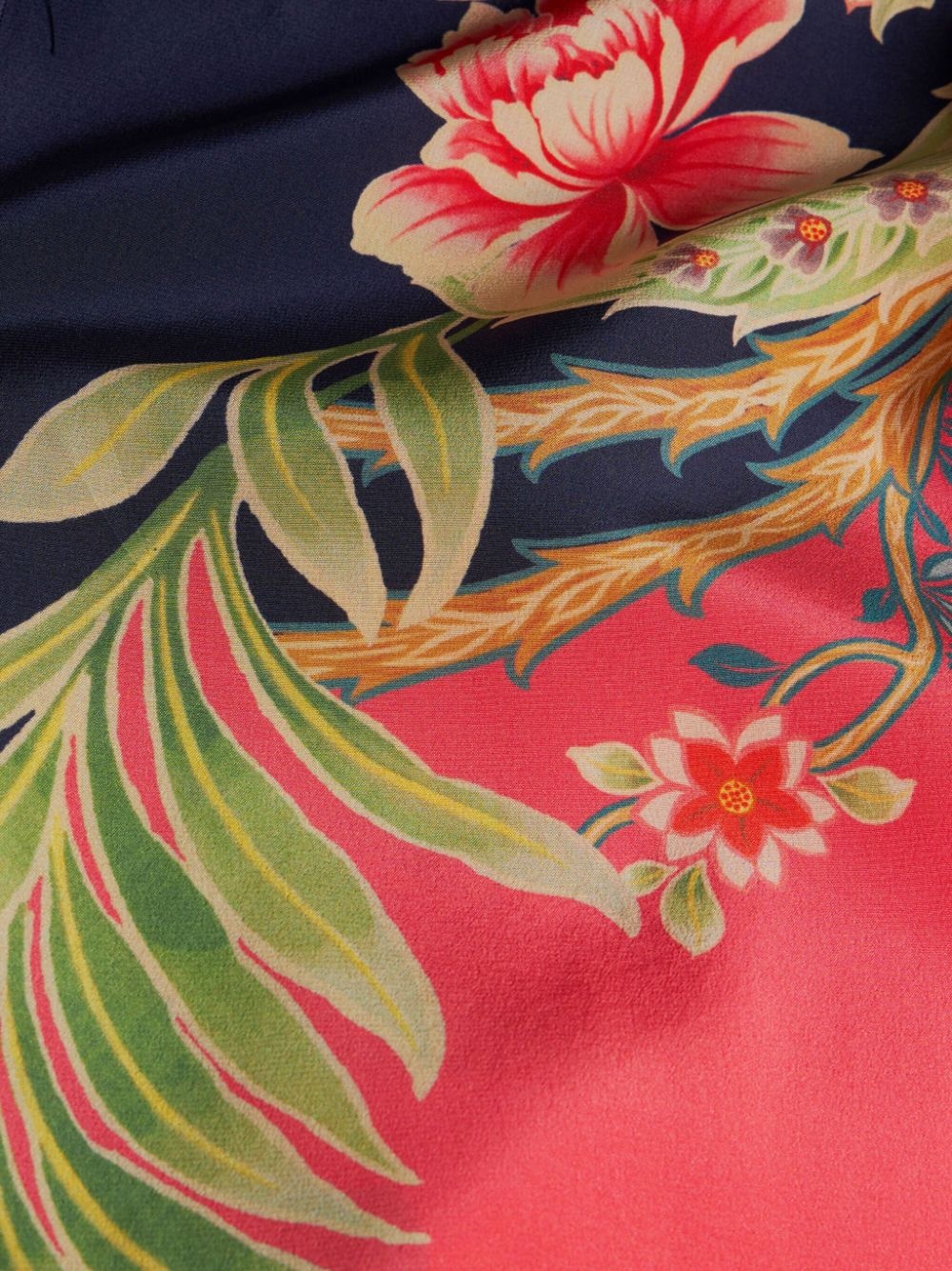printed silk shirt - 6