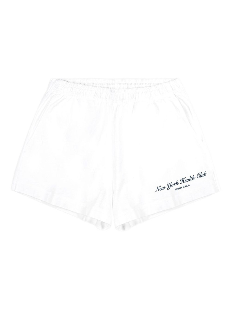 elastic-waistband logo shorts 1