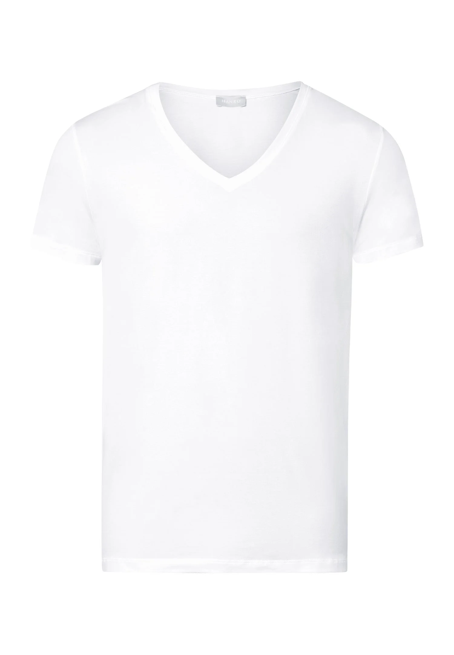 Cotton Superior Fitted V-Neck Cotton T-Shirt - 1
