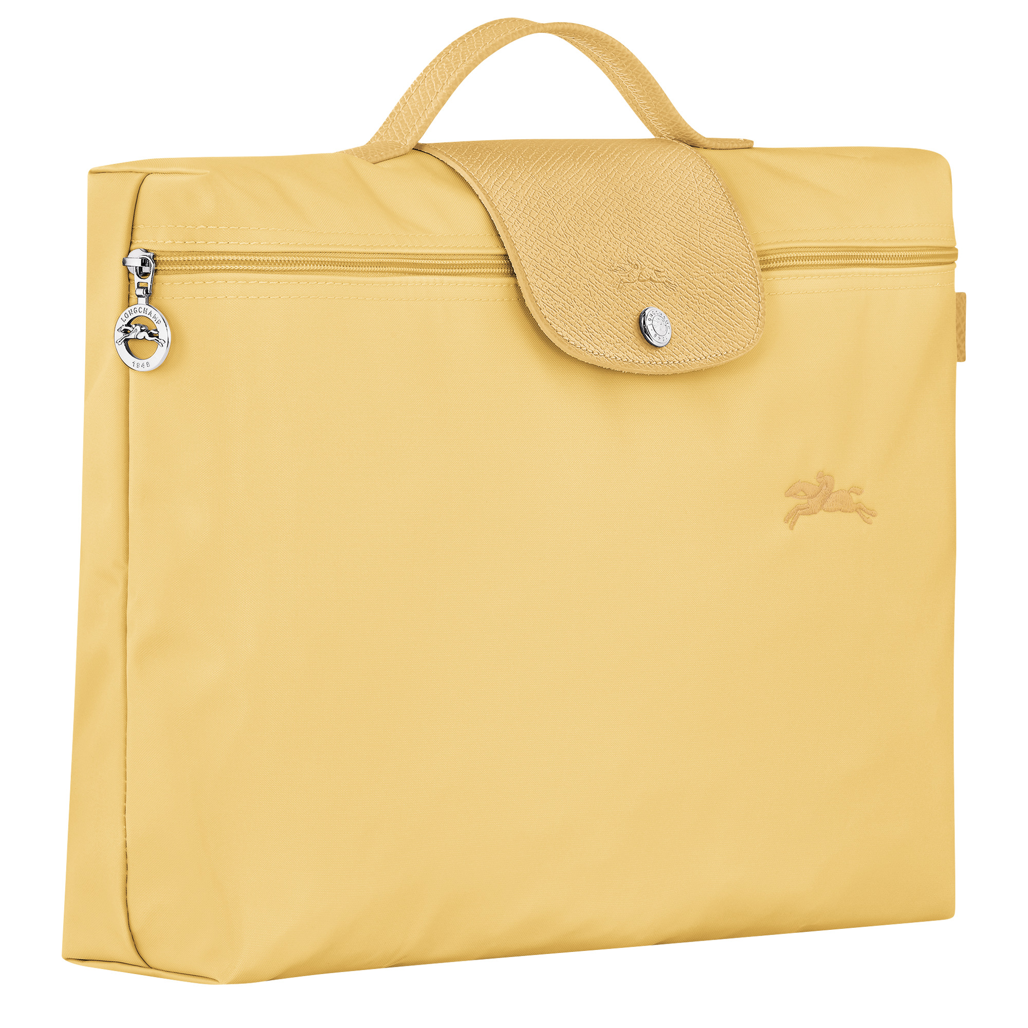 Le Pliage Green S Briefcase Wheat - Recycled canvas - 2