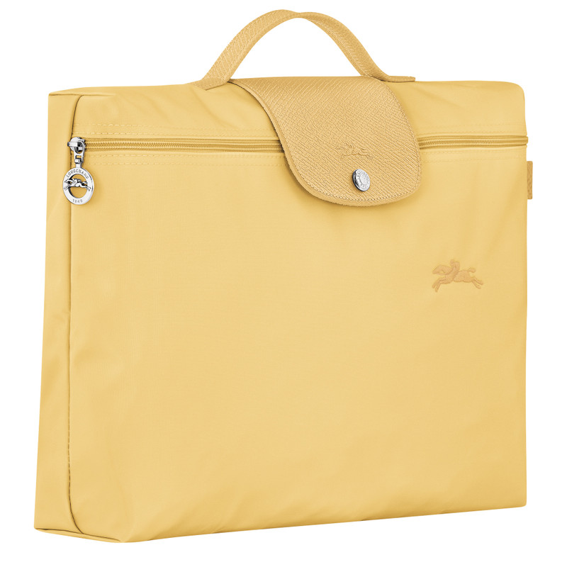 Longchamp Le Pliage Green S Briefcase Wheat - Recycled canvas outlook